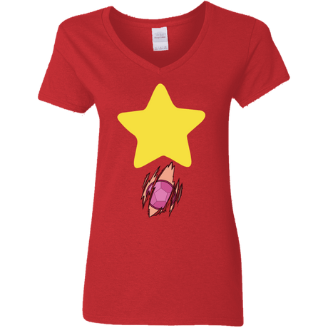 T-Shirts Red / S Be like Steven Women's V-Neck T-Shirt