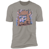 T-Shirts Light Grey / S Be Llamazing Men's Premium T-Shirt