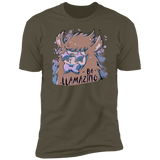 T-Shirts Military Green / S Be Llamazing Men's Premium T-Shirt