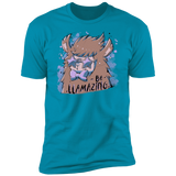 T-Shirts Turquoise / S Be Llamazing Men's Premium T-Shirt