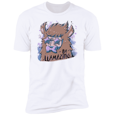 T-Shirts White / S Be Llamazing Men's Premium T-Shirt
