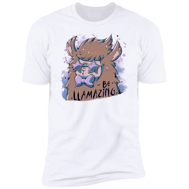 T-Shirts White / S Be Llamazing Men's Premium T-Shirt