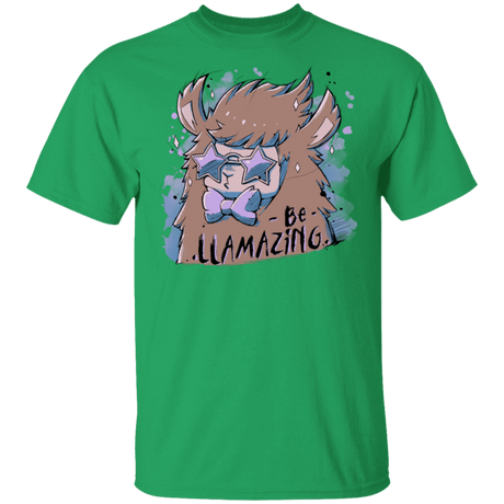 T-Shirts Irish Green / S Be Llamazing T-Shirt