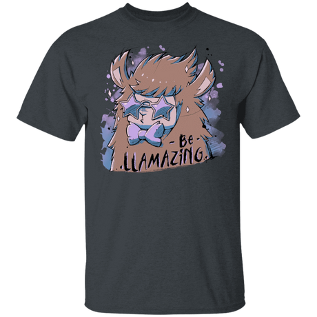 T-Shirts Dark Heather / YXS Be Llamazing Youth T-Shirt