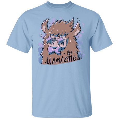 T-Shirts Light Blue / YXS Be Llamazing Youth T-Shirt