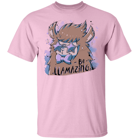 T-Shirts Light Pink / YXS Be Llamazing Youth T-Shirt