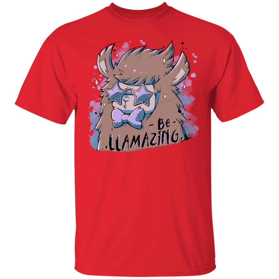 T-Shirts Red / YXS Be Llamazing Youth T-Shirt