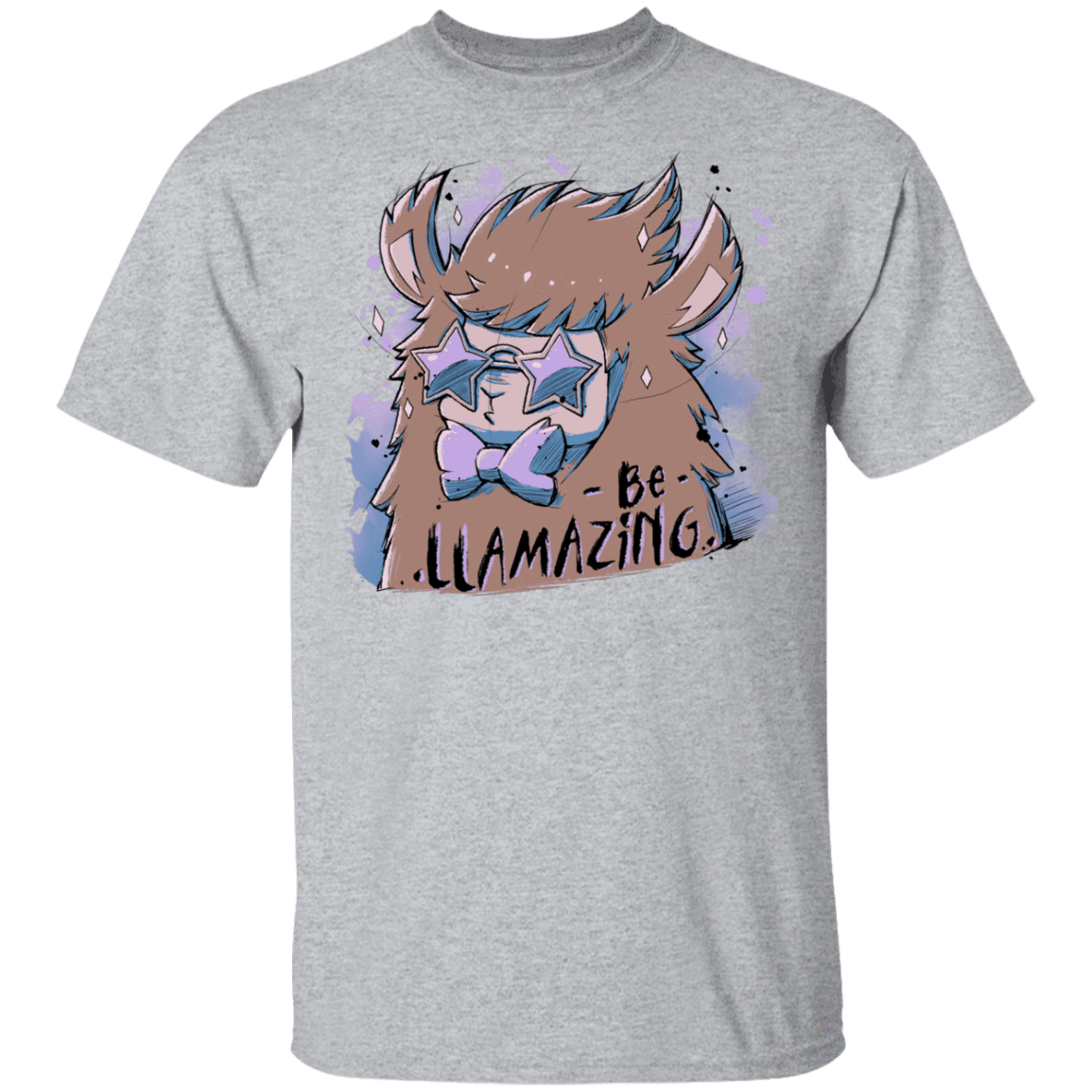 T-Shirts Sport Grey / YXS Be Llamazing Youth T-Shirt