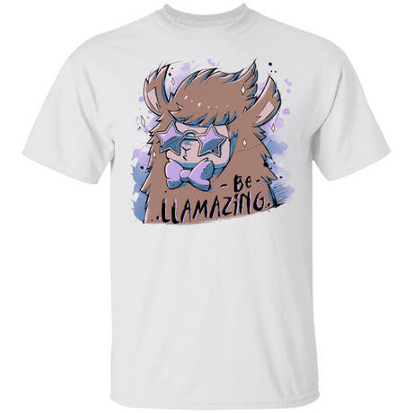 T-Shirts White / YXS Be Llamazing Youth T-Shirt