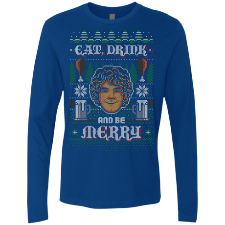 T-Shirts Royal / Small Be Merry Men's Premium Long Sleeve