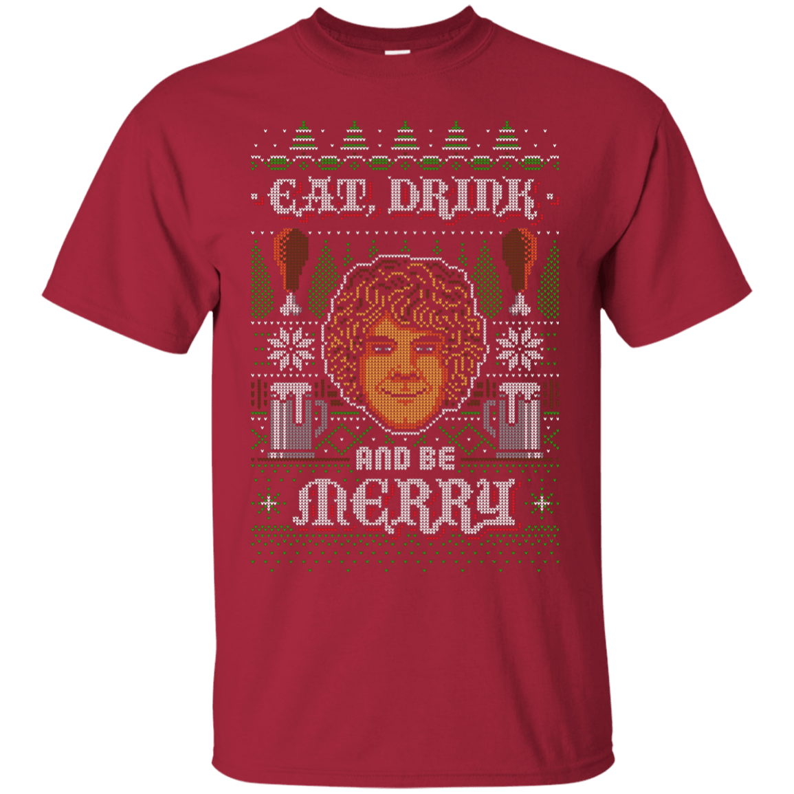 T-Shirts Cardinal / Small Be Merry T-Shirt