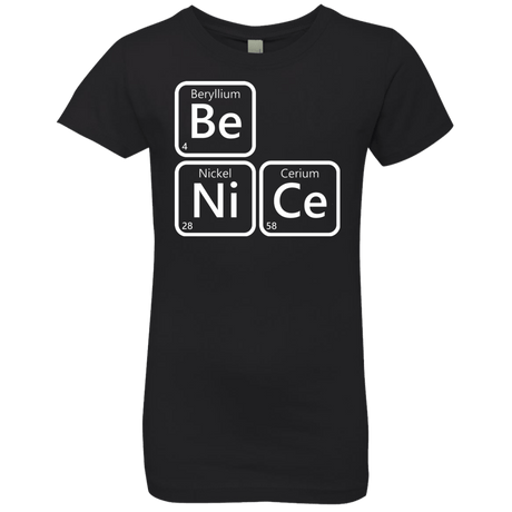 T-Shirts Black / YXS Be Nice Girls Premium T-Shirt