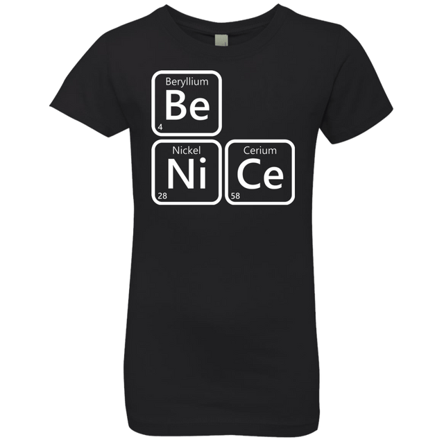 T-Shirts Black / YXS Be Nice Girls Premium T-Shirt