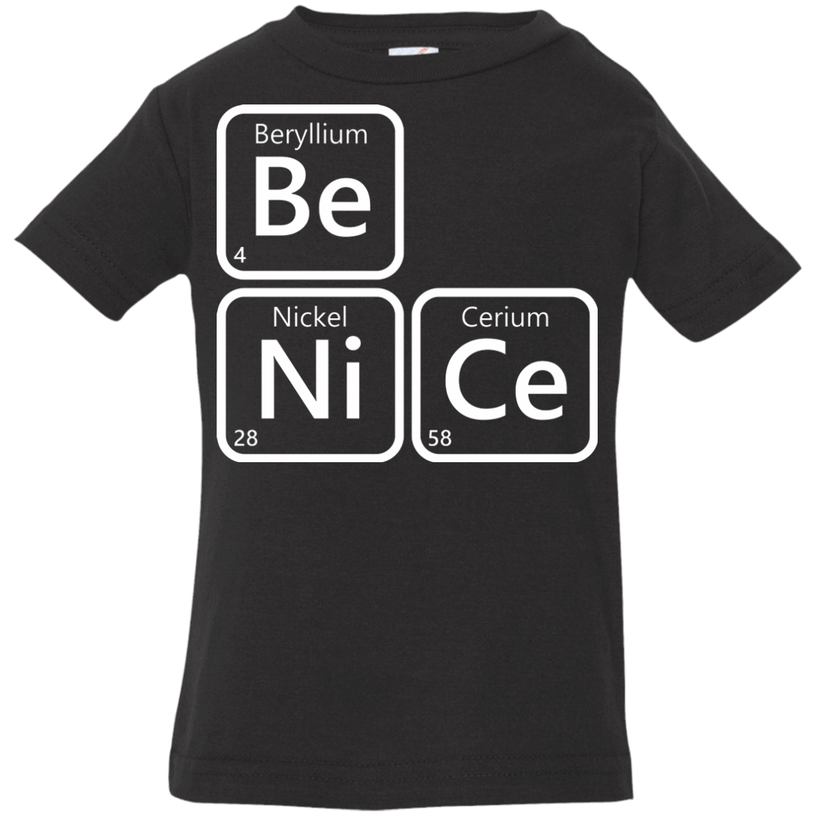 T-Shirts Black / 6 Months Be Nice Infant Premium T-Shirt