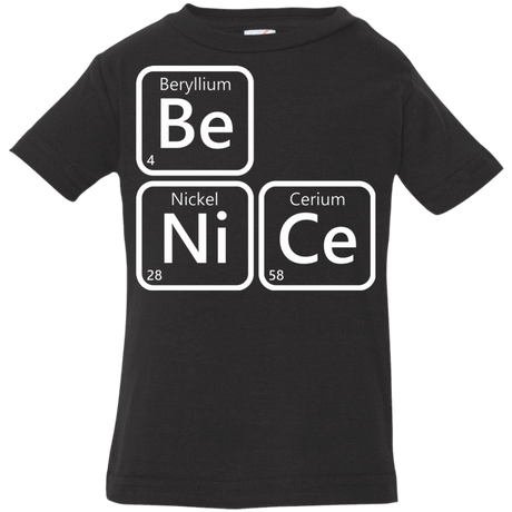 T-Shirts Black / 6 Months Be Nice Infant Premium T-Shirt