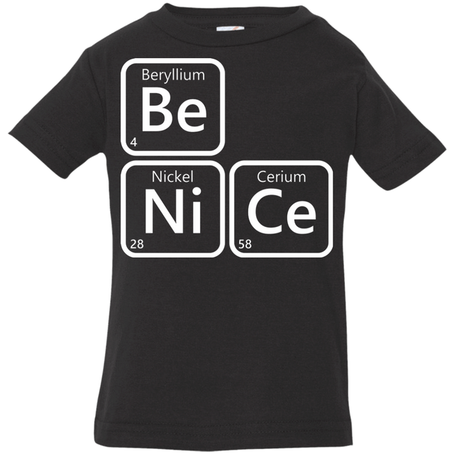 T-Shirts Black / 6 Months Be Nice Infant Premium T-Shirt