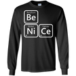 T-Shirts Black / S Be Nice Men's Long Sleeve T-Shirt