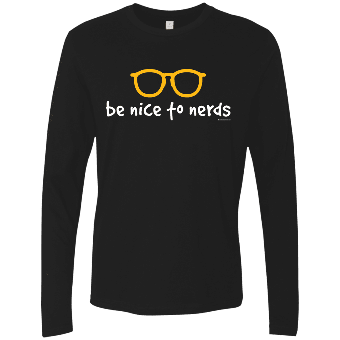 Be Nice To Nerds Men's Premium Long Sleeve