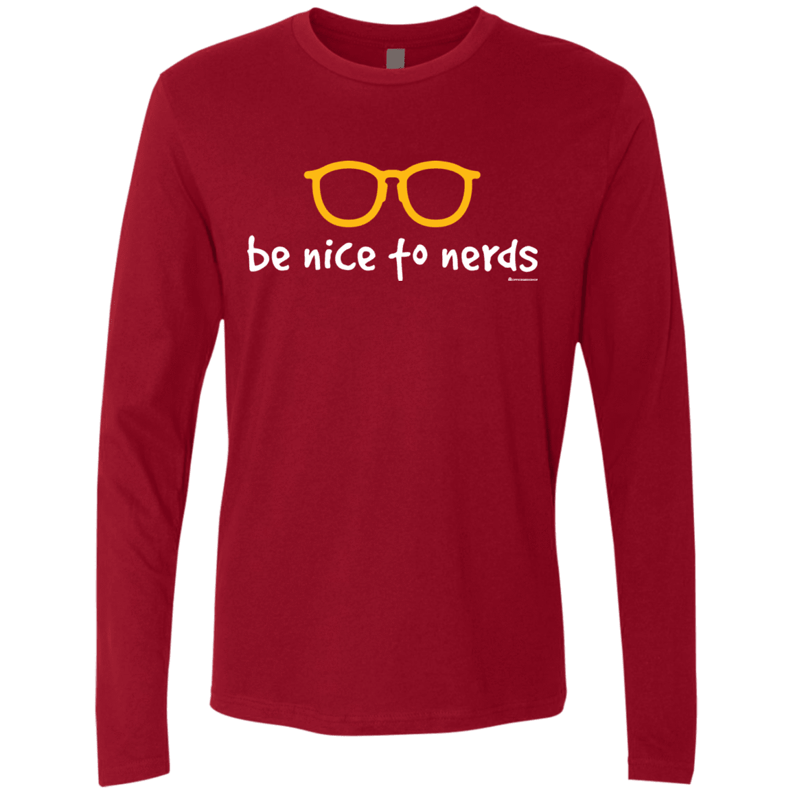 Be Nice To Nerds Men's Premium Long Sleeve