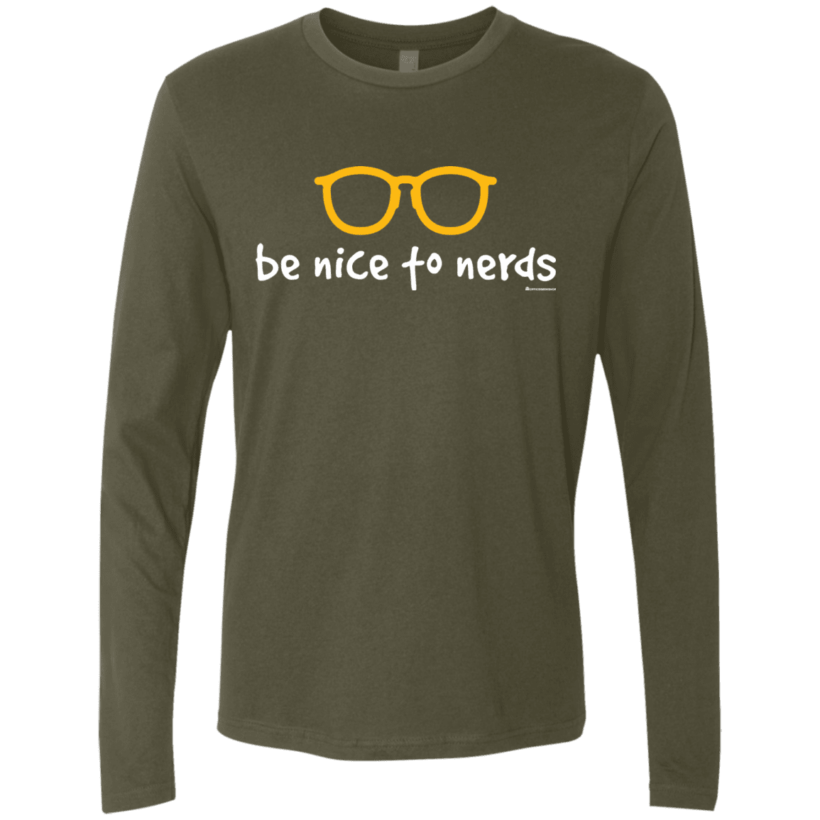 Be Nice To Nerds Men's Premium Long Sleeve