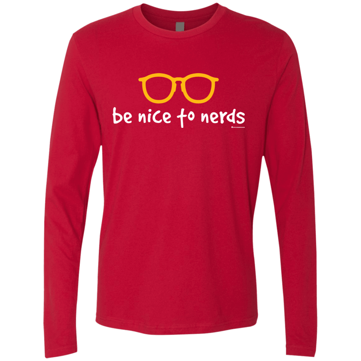 Be Nice To Nerds Men's Premium Long Sleeve