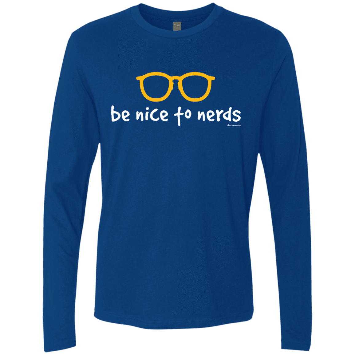Be Nice To Nerds Men's Premium Long Sleeve