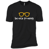 T-Shirts Black / X-Small Be Nice To Nerds Men's Premium T-Shirt