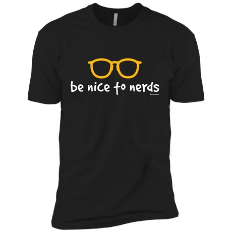 T-Shirts Black / X-Small Be Nice To Nerds Men's Premium T-Shirt