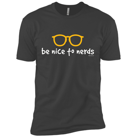 T-Shirts Heavy Metal / X-Small Be Nice To Nerds Men's Premium T-Shirt