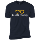 T-Shirts Midnight Navy / X-Small Be Nice To Nerds Men's Premium T-Shirt