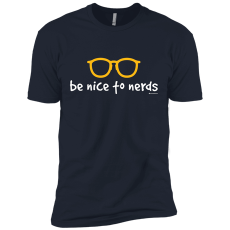 T-Shirts Midnight Navy / X-Small Be Nice To Nerds Men's Premium T-Shirt