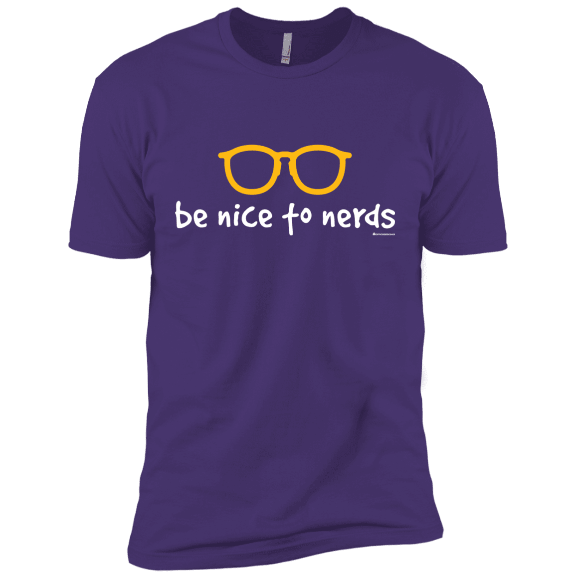 T-Shirts Purple Rush/ / X-Small Be Nice To Nerds Men's Premium T-Shirt