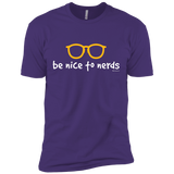 T-Shirts Purple Rush/ / X-Small Be Nice To Nerds Men's Premium T-Shirt