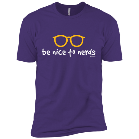 T-Shirts Purple Rush/ / X-Small Be Nice To Nerds Men's Premium T-Shirt