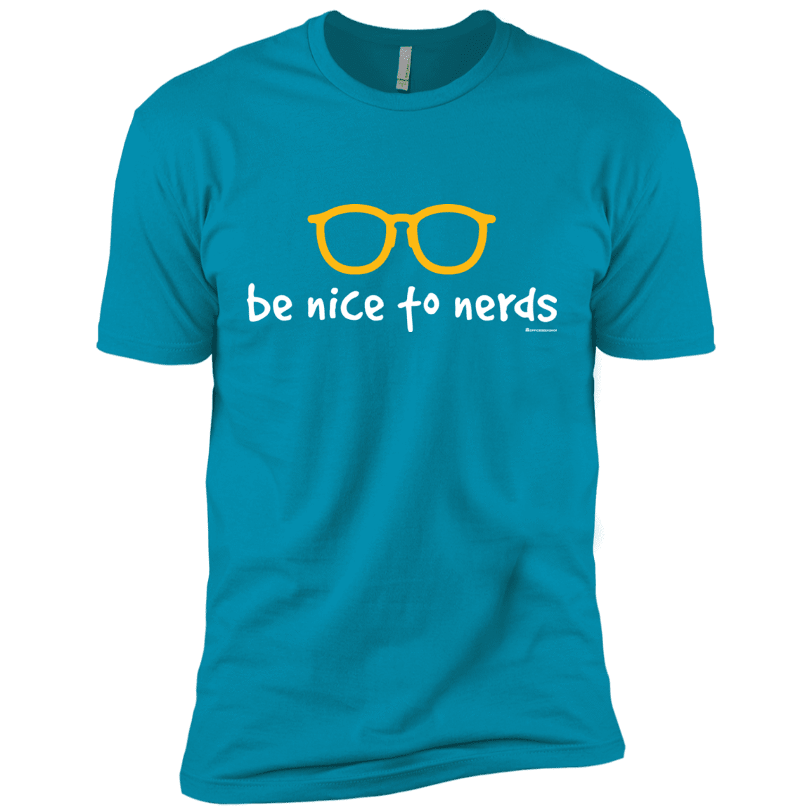 T-Shirts Turquoise / X-Small Be Nice To Nerds Men's Premium T-Shirt