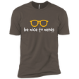 T-Shirts Warm Grey / X-Small Be Nice To Nerds Men's Premium T-Shirt