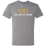T-Shirts Premium Heather / Small Be Nice To Nerds Men's Triblend T-Shirt