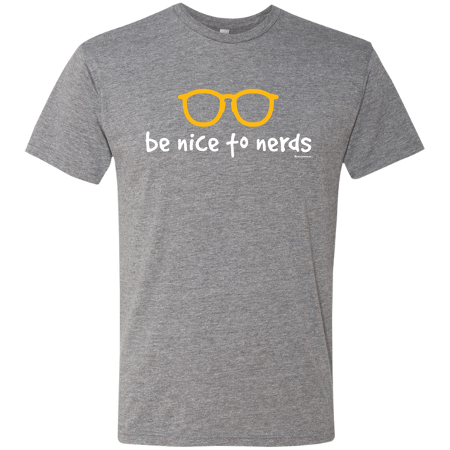 T-Shirts Premium Heather / Small Be Nice To Nerds Men's Triblend T-Shirt