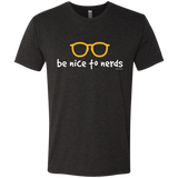 T-Shirts Vintage Black / Small Be Nice To Nerds Men's Triblend T-Shirt