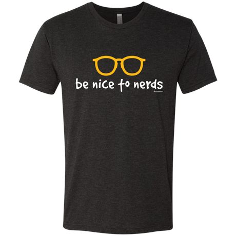 T-Shirts Vintage Black / Small Be Nice To Nerds Men's Triblend T-Shirt