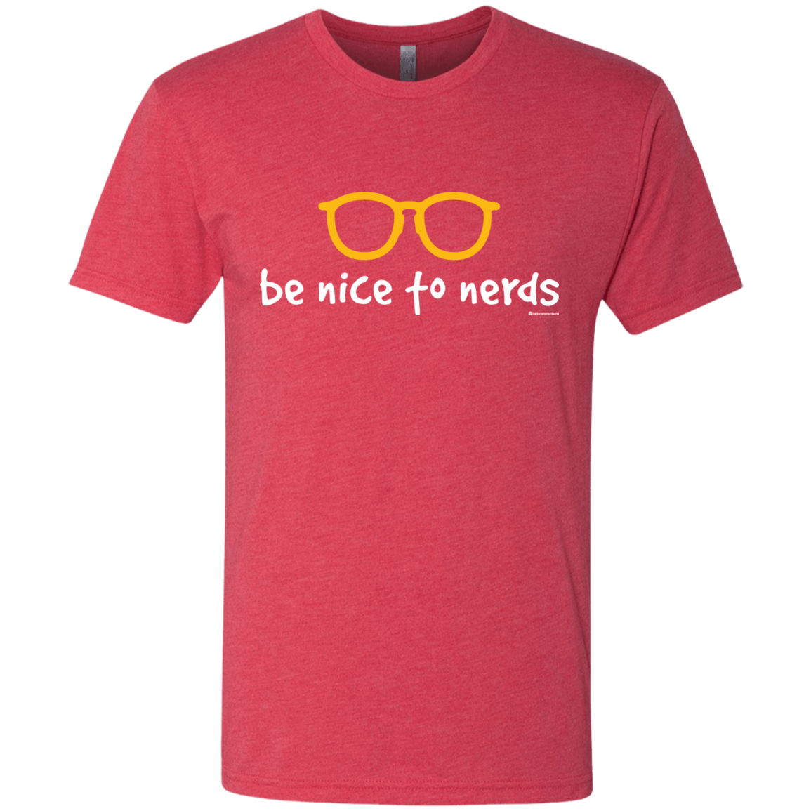 T-Shirts Vintage Red / Small Be Nice To Nerds Men's Triblend T-Shirt