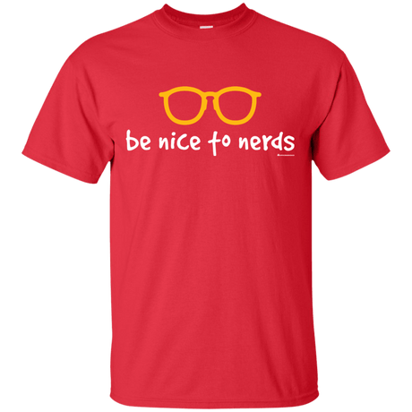 T-Shirts Red / Small Be Nice To Nerds T-Shirt