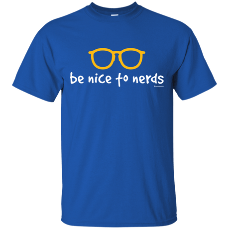 T-Shirts Royal / Small Be Nice To Nerds T-Shirt
