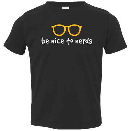 T-Shirts Black / 2T Be Nice To Nerds Toddler Premium T-Shirt