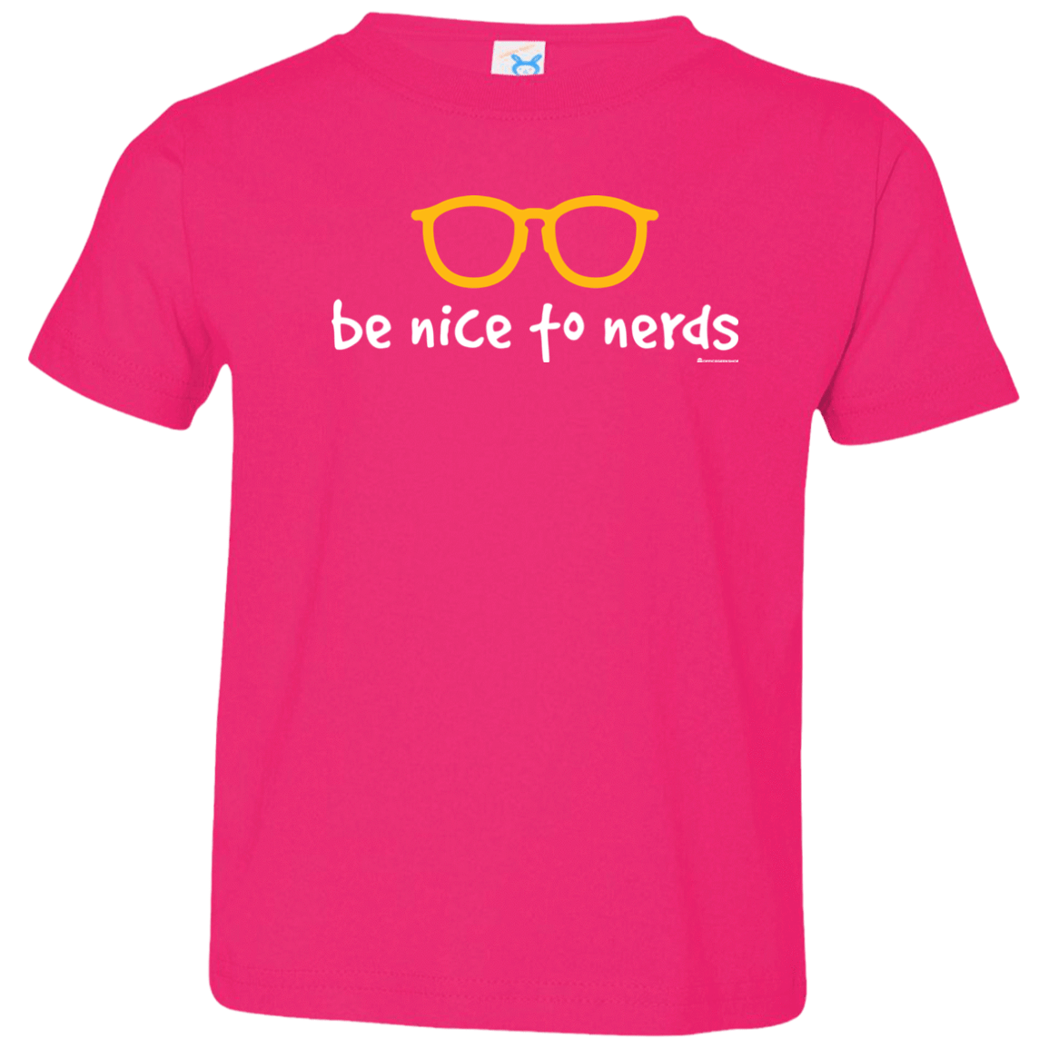 T-Shirts Hot Pink / 2T Be Nice To Nerds Toddler Premium T-Shirt