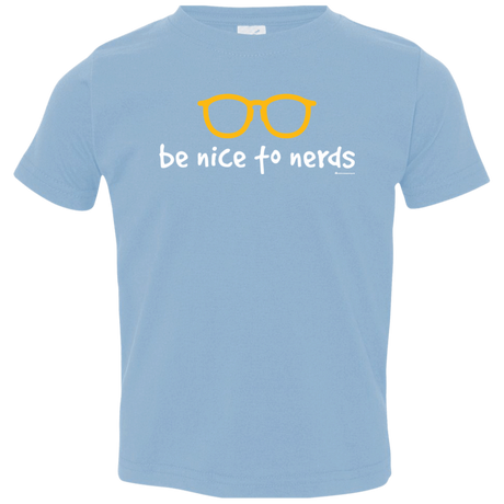 T-Shirts Light Blue / 2T Be Nice To Nerds Toddler Premium T-Shirt