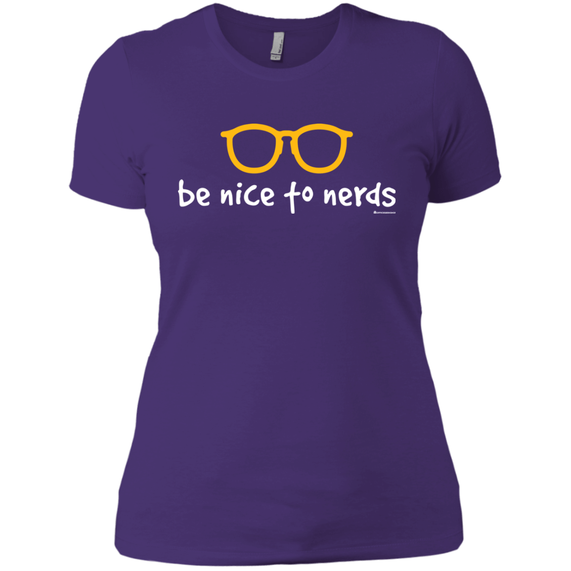 T-Shirts Purple Rush/ / X-Small Be Nice To Nerds Women's Premium T-Shirt