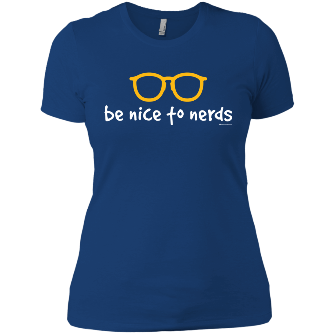 T-Shirts Royal / X-Small Be Nice To Nerds Women's Premium T-Shirt