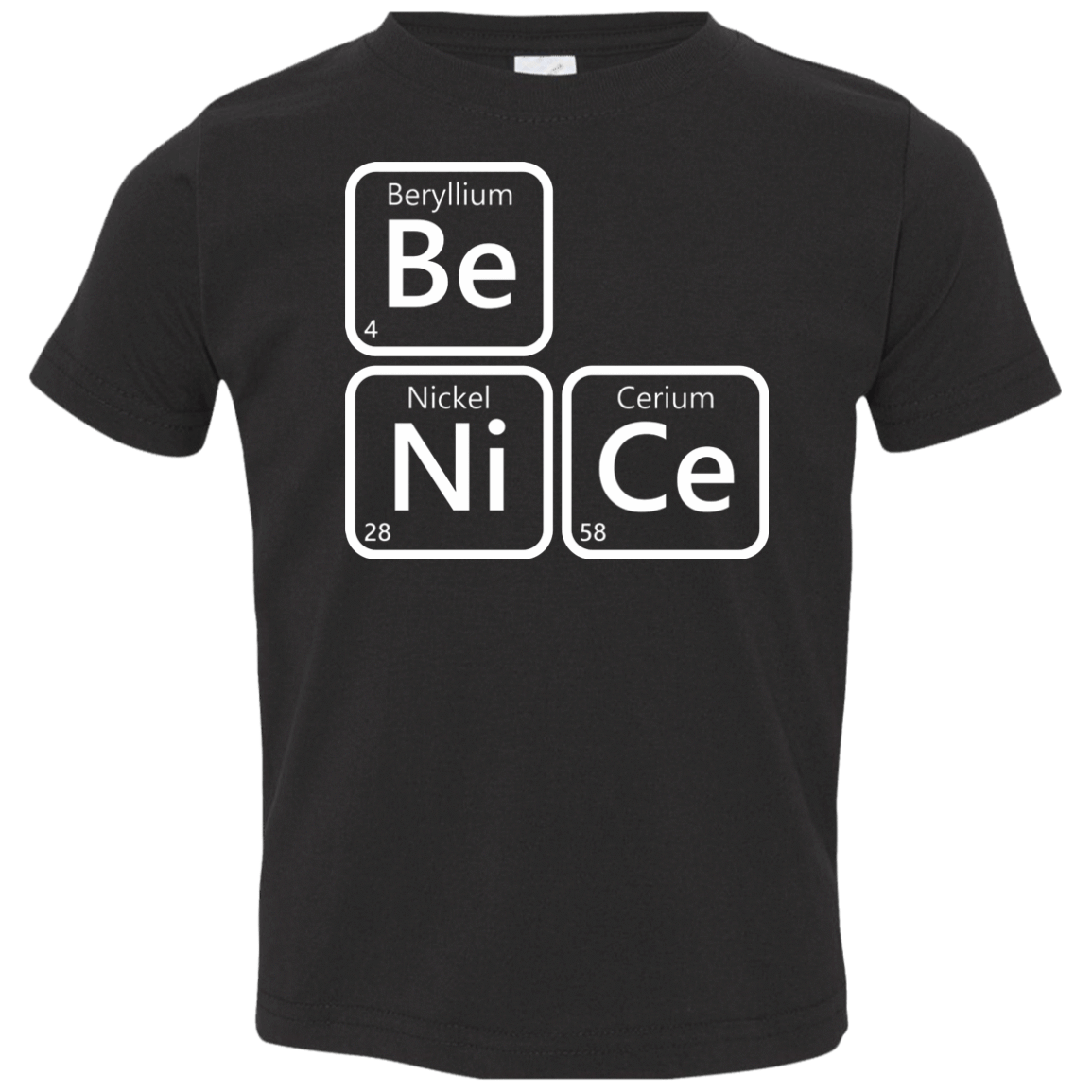 T-Shirts Black / 2T Be Nice Toddler Premium T-Shirt