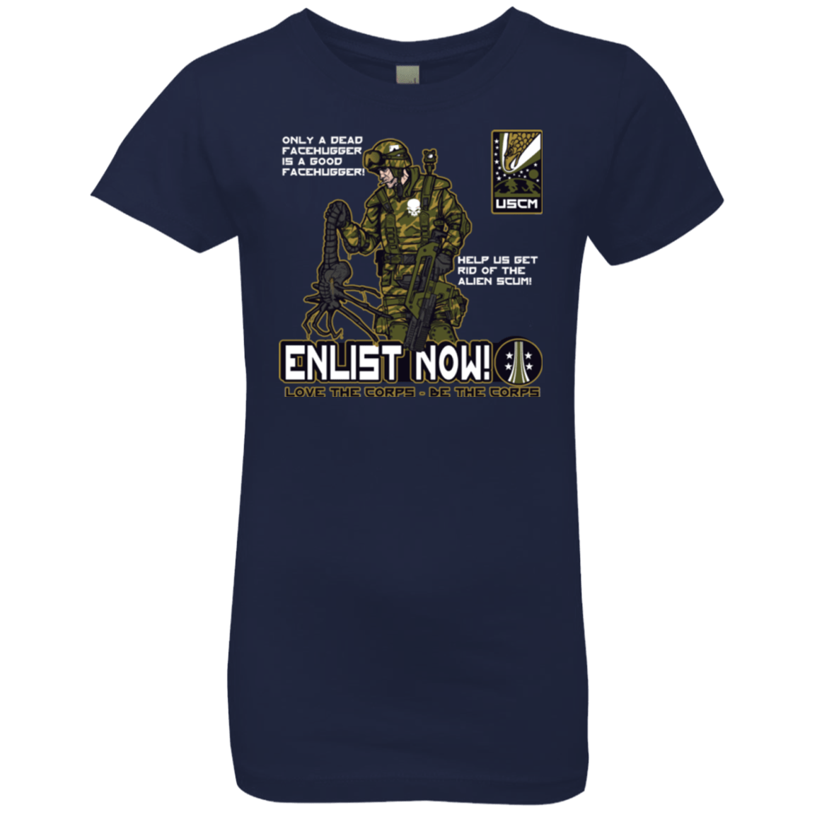 T-Shirts Midnight Navy / YXS Be The Corps Girls Premium T-Shirt